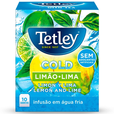 Tetley Lemon and Lime Cold Tea Bags pack of 10