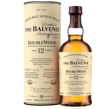 The Balvenie DoubleWood 12 Year Old Single Malt Scotch Whisky 700ml 40% ABV