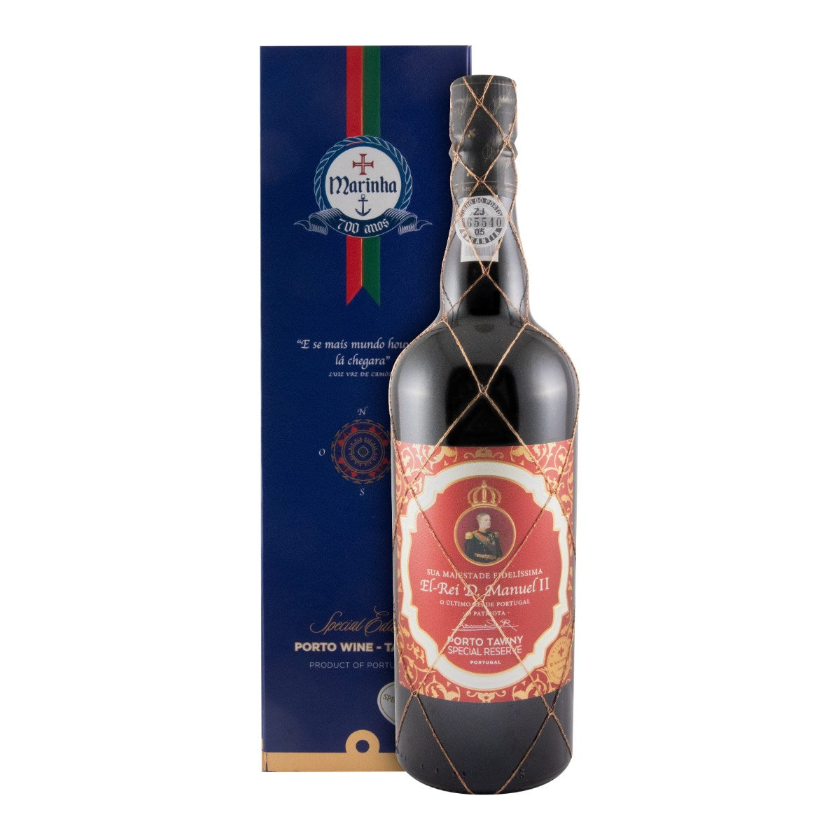 700 Years of the Portuguese Navy Tawny Reserve, King D. Manuel II Label Porto Wine 750ml 20% ABV