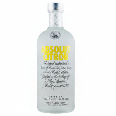 Absolut Citron Vodka 700ml 40% ABV