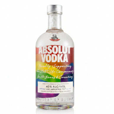 Absolut Rainbow Limited Edition Vodka 700ml 40% ABV