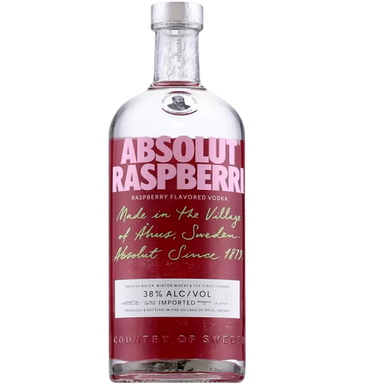 Absolut Raspberri Vodka 700ml 38% ABV