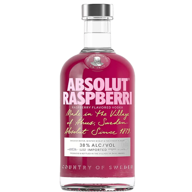 Absolut Raspberri Vodka 700ml 40% ABV