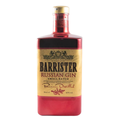 Barrister Small Batch Gin 700ml 43% ABV