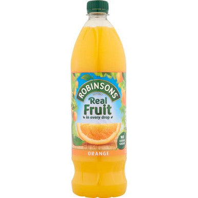 Robinsons Real Fruit Orange Squash 1L cordial drink concentrate orange soft drink juice and cordial drinks