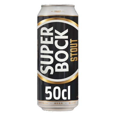 Super Bock Stout – 500ml Bottle (5% ABV) | Rich Portuguese Dark Beer