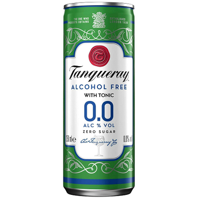 Tanqueray Alcohol Free and Tonic 250ml 0.0%