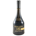 Torres 15 Brandy 700ml 40% ABV premium Spanish brandy aged in American oak with caramel vanilla dates toasted hazelnut and toffee notes