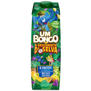 Um Bongo 8 Fruit Nectar 1L tropical fruit juice drink family beverage