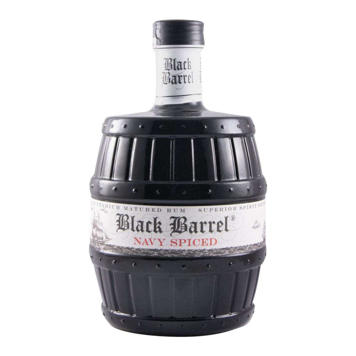 A.H. Riise Black Barrel Navy Spiced Rum 700ml 40% ABV
