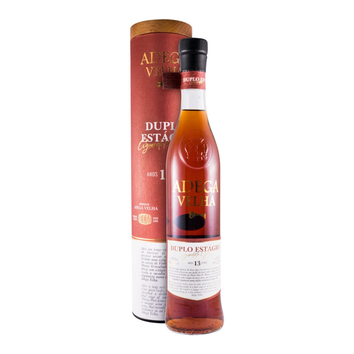 Adega Velha 13 Year Old Double Maturation Aguardente Vínica 500ml 40% ABV