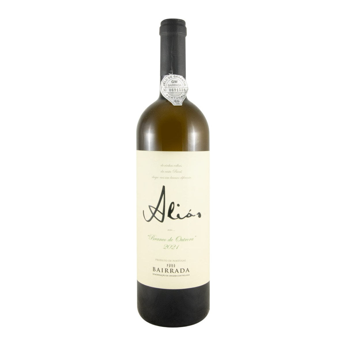 Aliás Old Vines White Wine Bairrada 2021 750ml 12% ABV