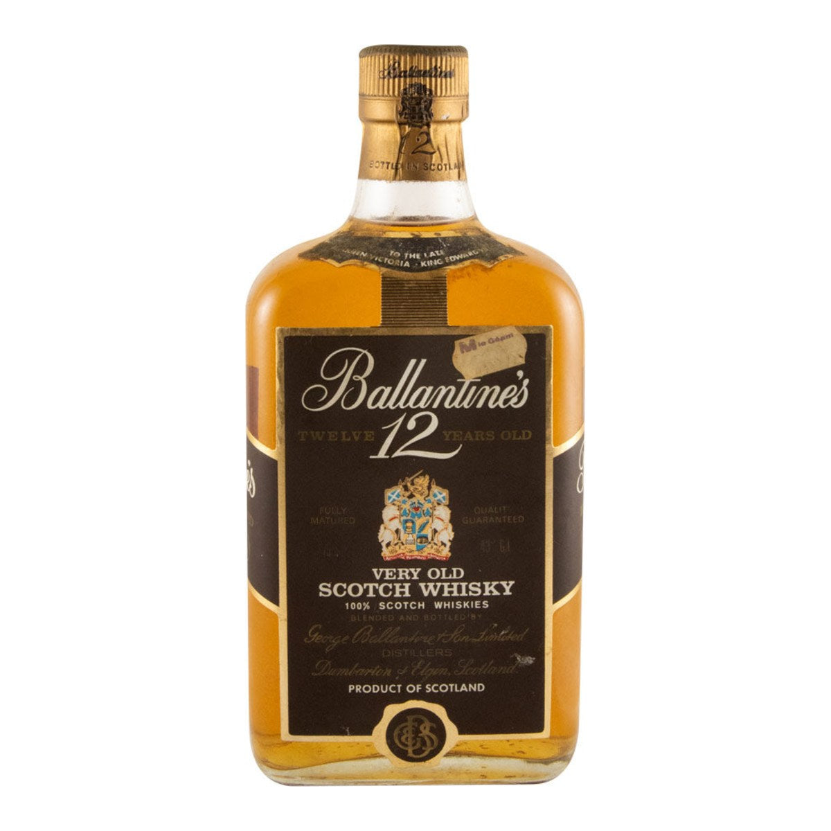 Ballantine's 12 Year Old Blended Scotch Whisky 750ml 43% ABV