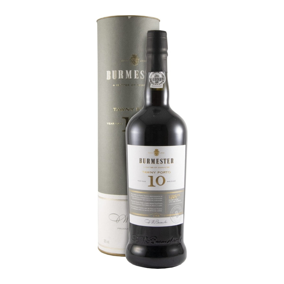 Burmester 10 Year Old Tawny Porto Wine 750ml 20% ABV
