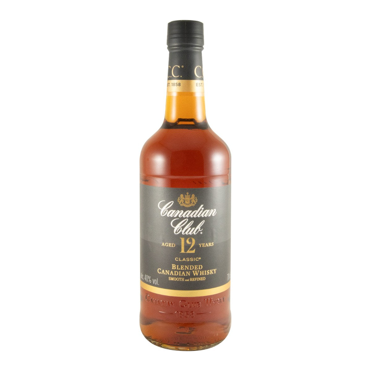 Canadian Club Classic 12 Year Old Canadian Whisky 700ml 40% ABV