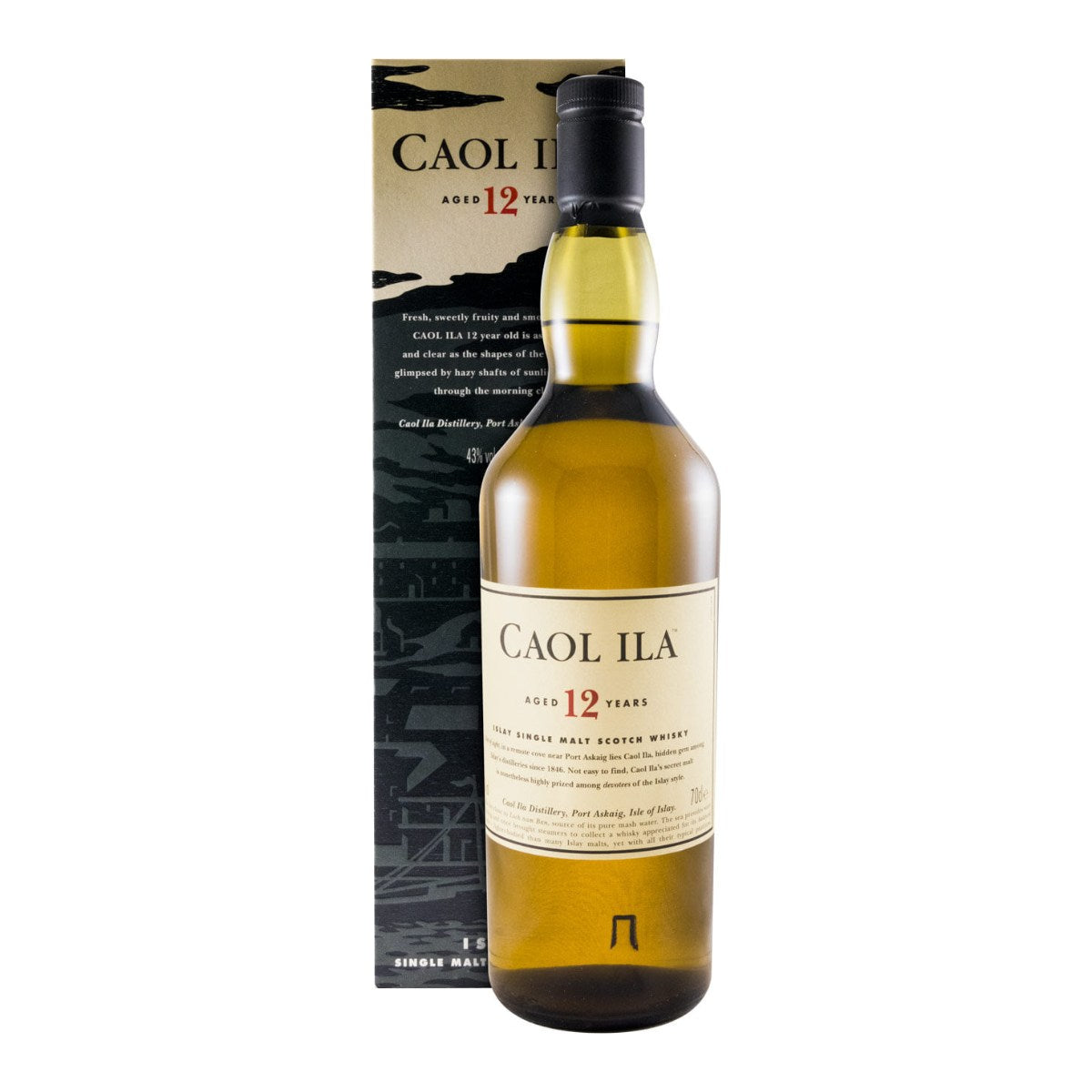 Caol Ila 12 Year Old Single Malt Scotch Whisky 700ml 43% ABV