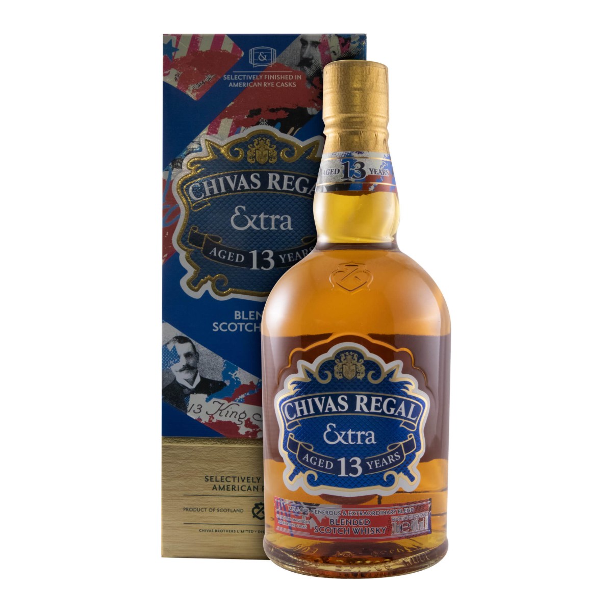 Chivas Regal 13 Year Old Rye Cask Blended Scotch Whisky 700ml 40% ABV