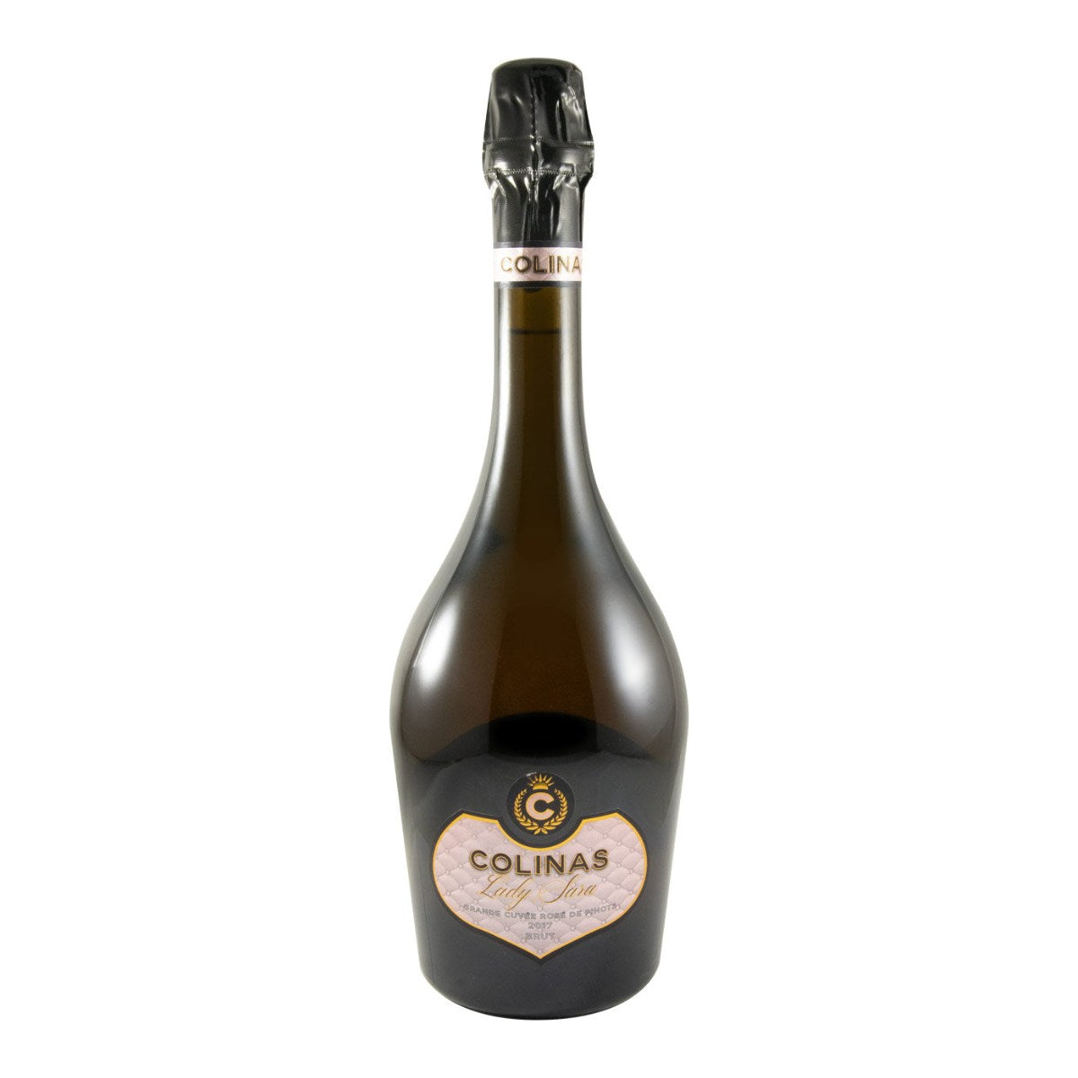Colinas Lady Sara Grande Cuvée Rosé de Pinots Brut Sparkling Rosé Wine Bairrada 2017 750ml 12.5% ABV