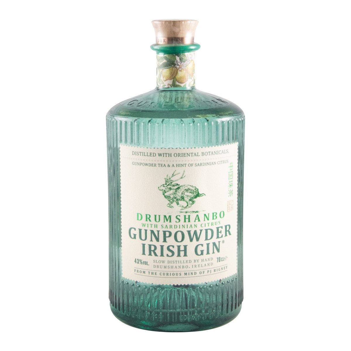 Drumshanbo Gunpowder Sardinian Citrus Irish Gin 700ml 43% ABV
