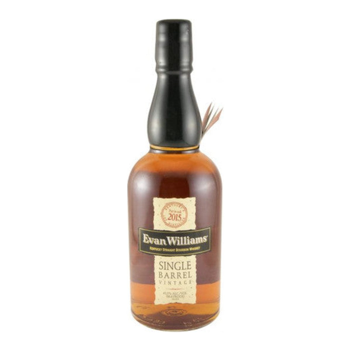 Evan Williams 2015 Vintage Single Barrel Bourbon Whiskey 700ml 43.3% ABV