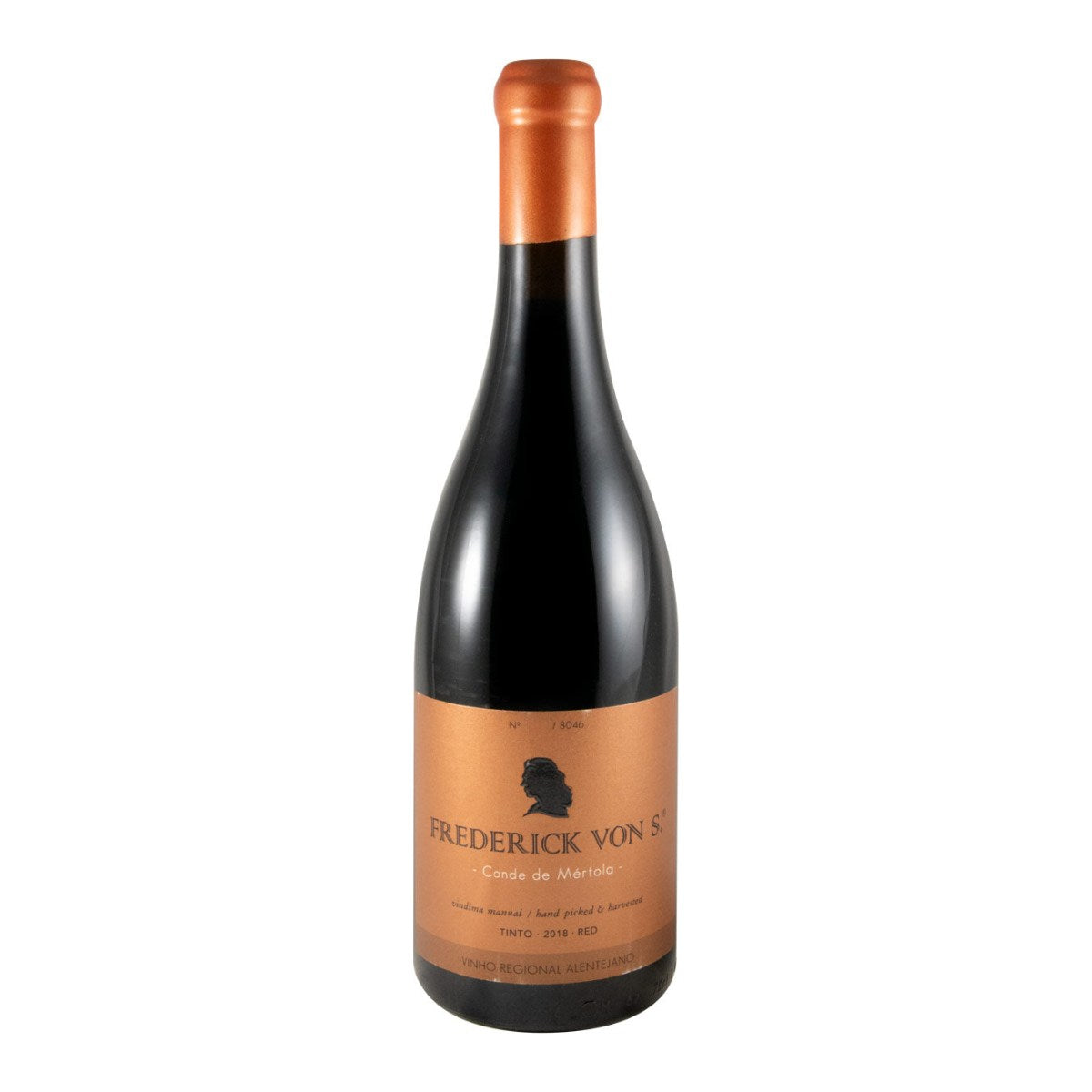 Frederick Von S. Conde de Mértola Organic Red Wine Alentejo 2018 750ml 14% ABV