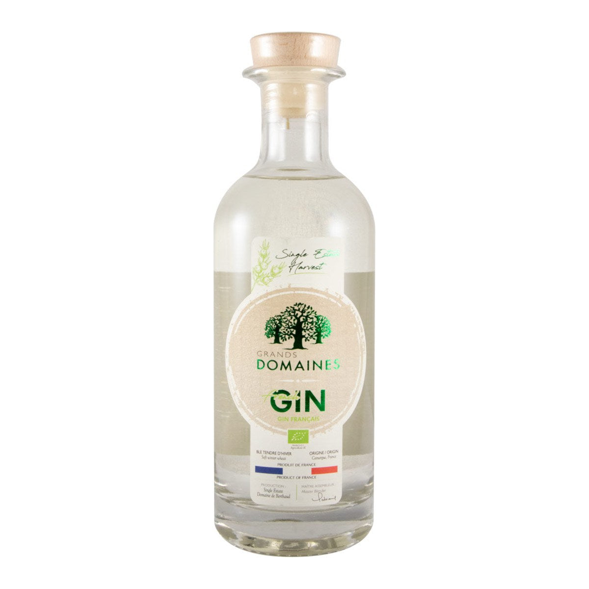 Grands Domaines Organic Gin 700ml 40% ABV