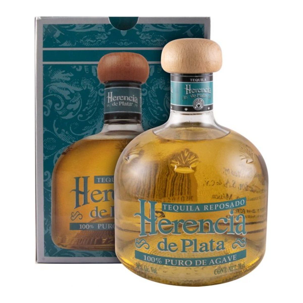 Herencia de Plata Reposado Tequila 100% Agave 700ml 38% ABV