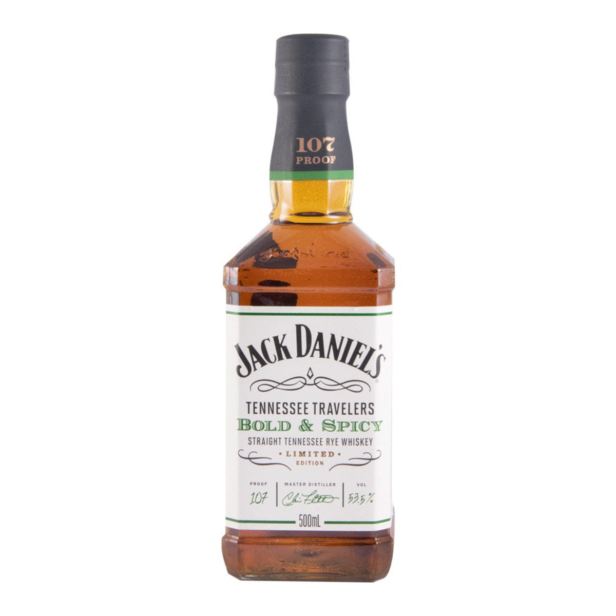 Jack Daniel's Tennessee Travelers Bold & Spicy Limited Edition Tennessee Whiskey 500ml 53.5% ABV