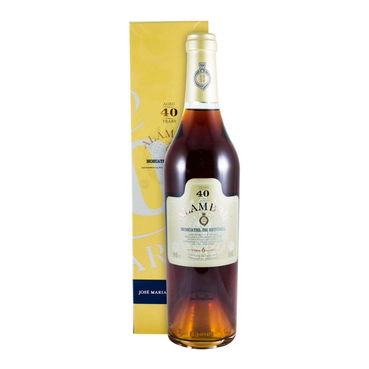 José Maria da Fonseca Alambre Moscatel de Setúbal 40 Year Old Fortified Wine 500ml 18% ABV