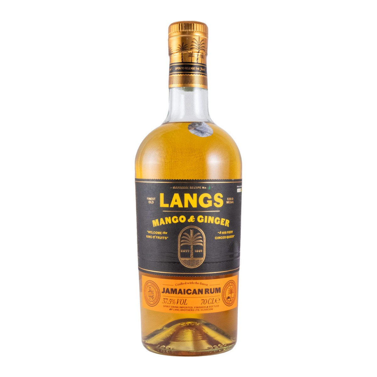 Langs Mango & Ginger Flavoured Rum 700ml 37.5% ABV