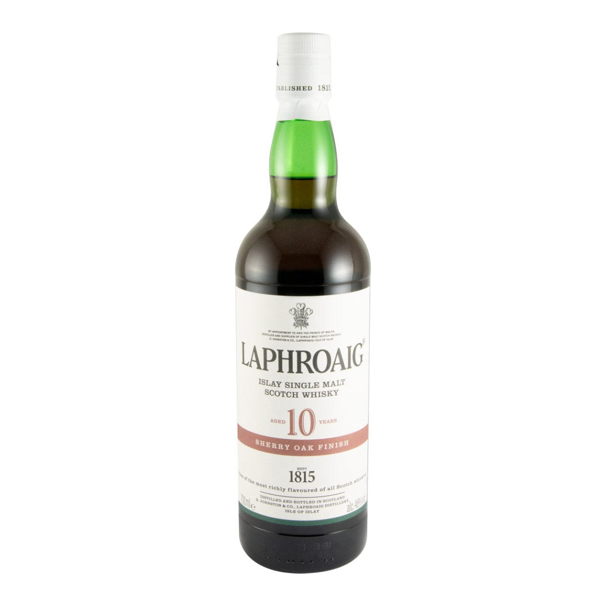 Laphroaig 10 Year Old Sherry Oak Single Malt Scotch Whisky 700ml 48% ABV