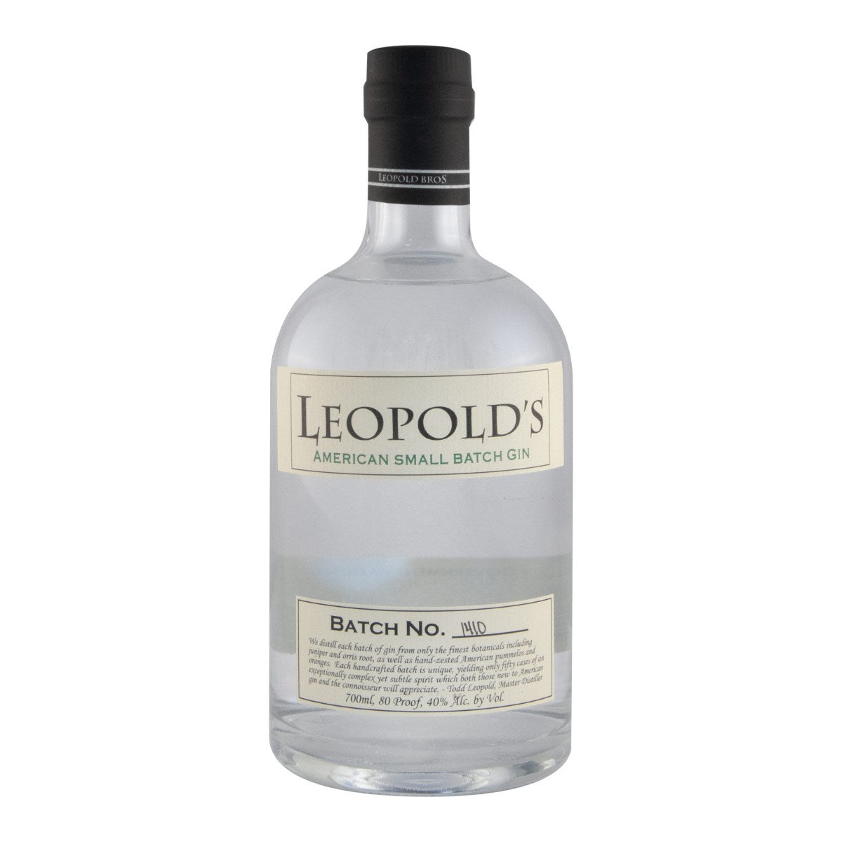 Leopold's American Small Batch Gin 700ml 40% ABV