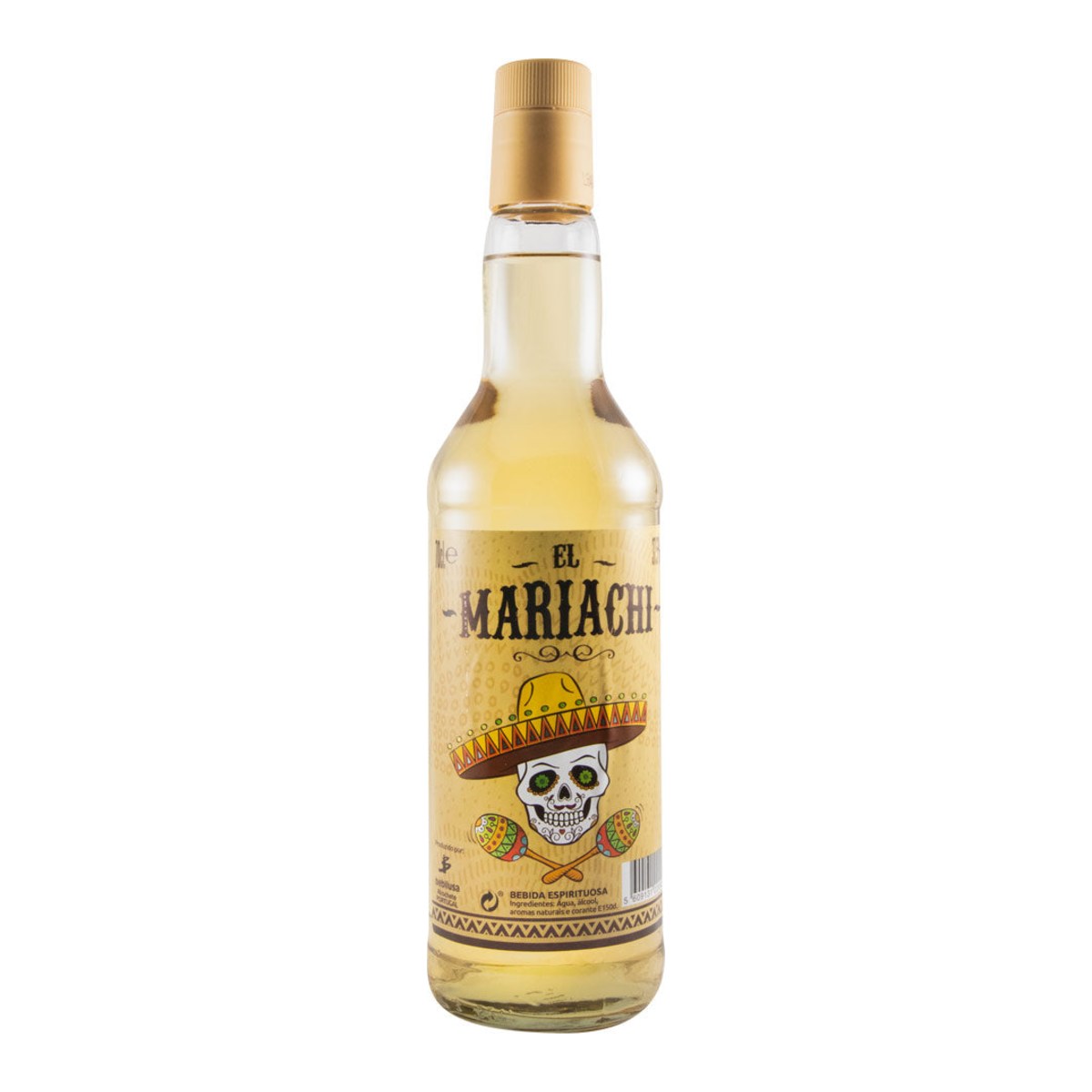 Mequila El Mariachi Gold Spirit Drink 700ml 37.5% ABV
