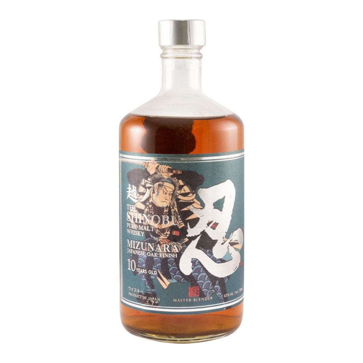 Shinobu 10 Year Old Mizunara Oak Blended Malt Whisky 700ml 43% ABV