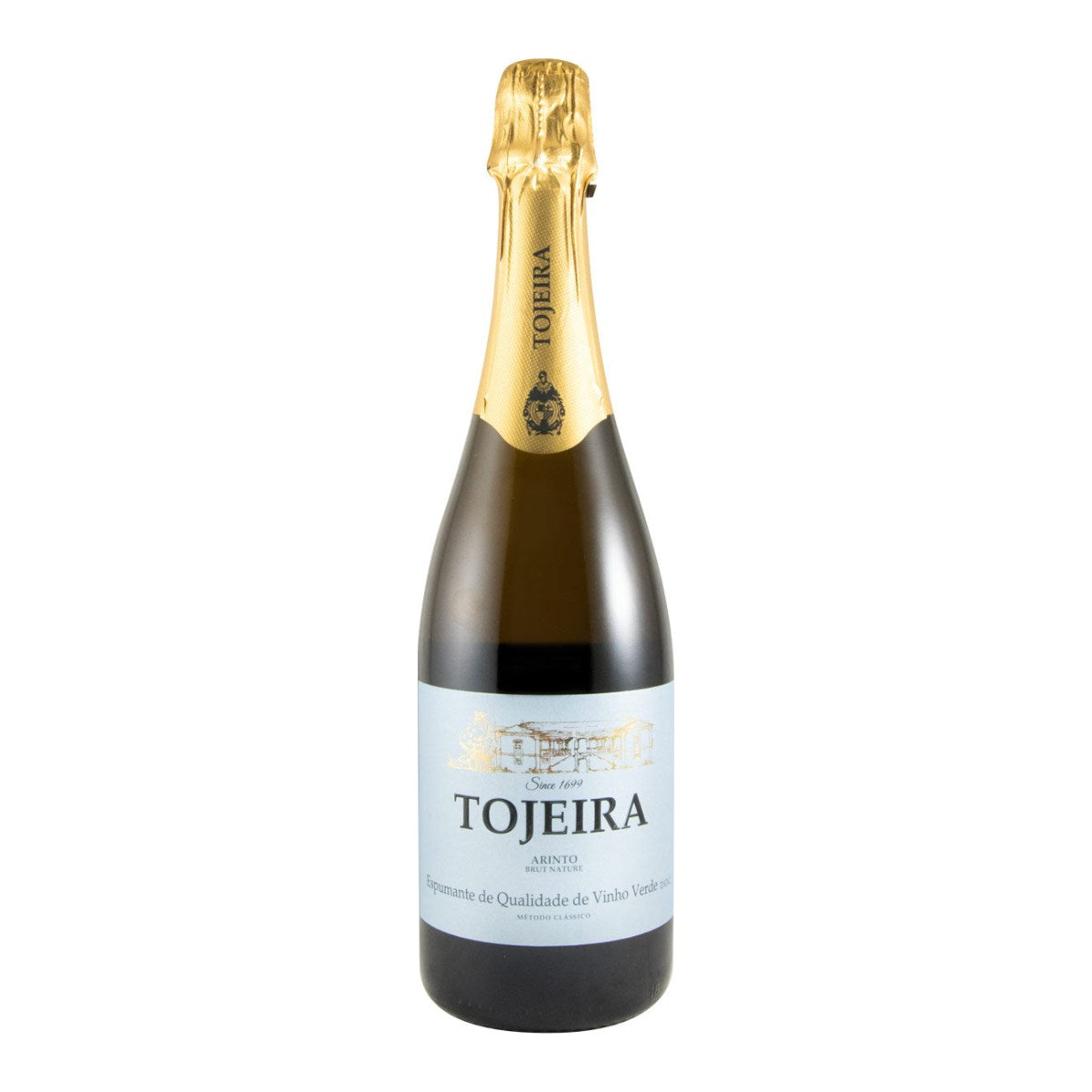 Tojeira Arinto Brut Nature Sparkling White Wine Vinho Verde 750ml 12.5% ABV