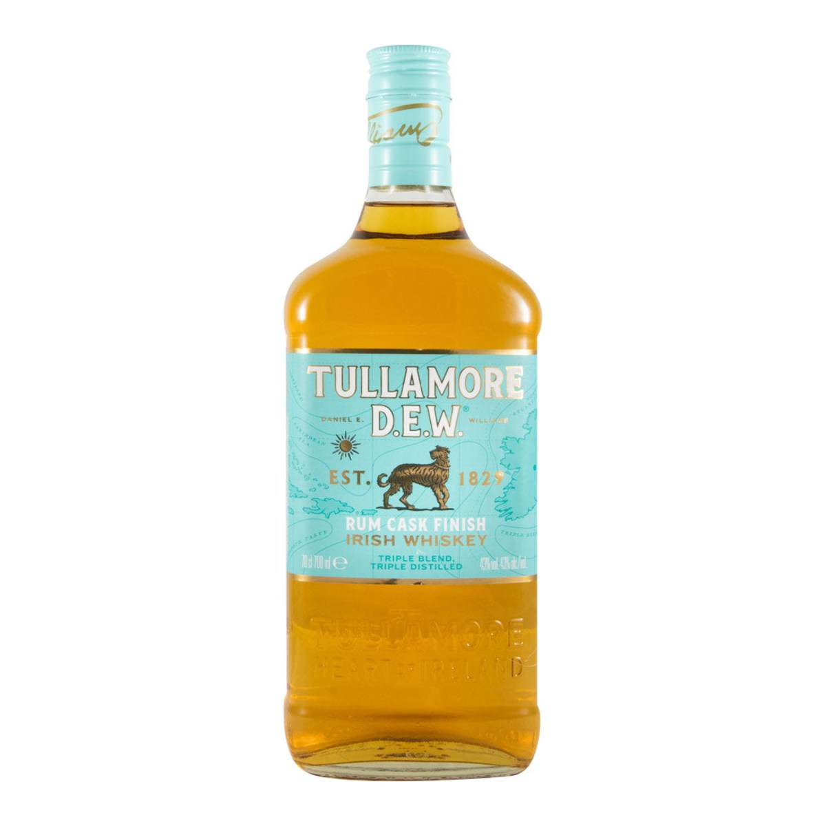 Tullamore D.E.W. Rum Cask Finish Irish Whiskey 700ml 43% ABV