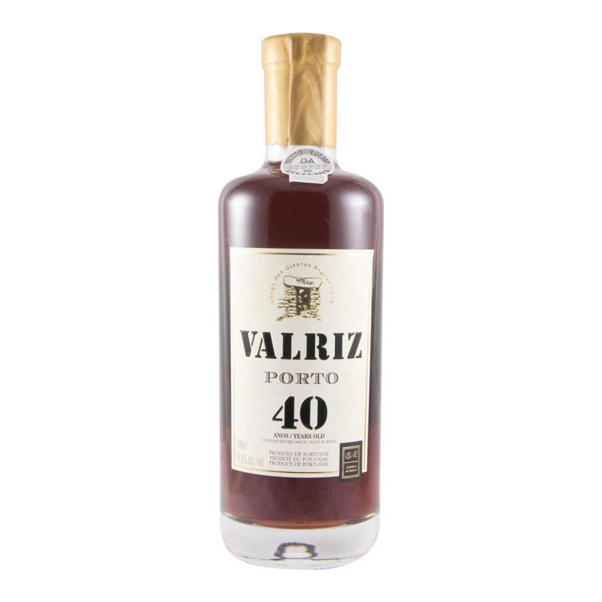 Valriz 40 Year Old Tawny Porto Wine 500ml 19.5% ABV