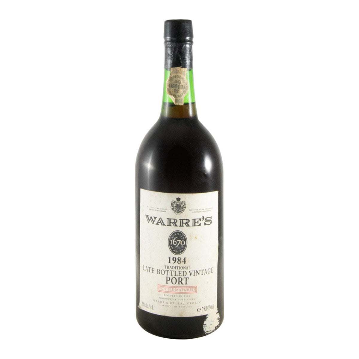 Warre's LBV Porto Wine 1984 750ml 20% ABV